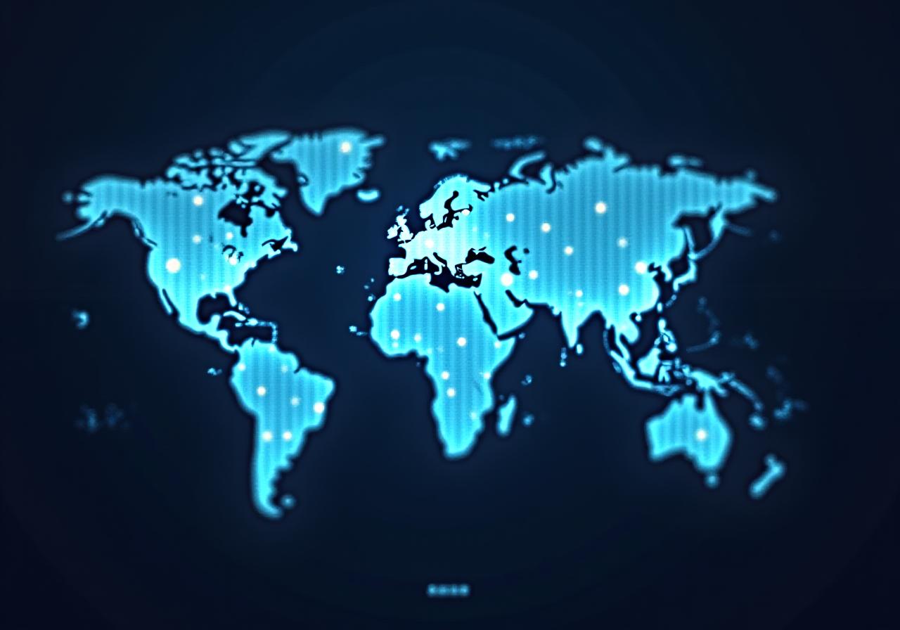 Global supply chain visualization